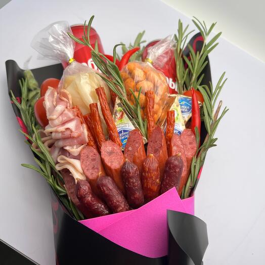 Мужской букет с Coca Cola