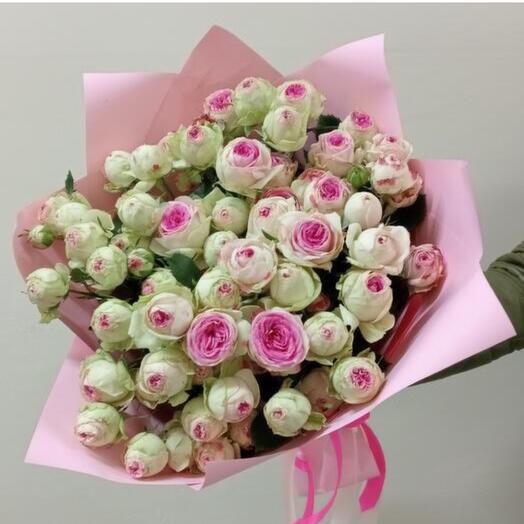 Peony-shaped gelato roses 11pcs