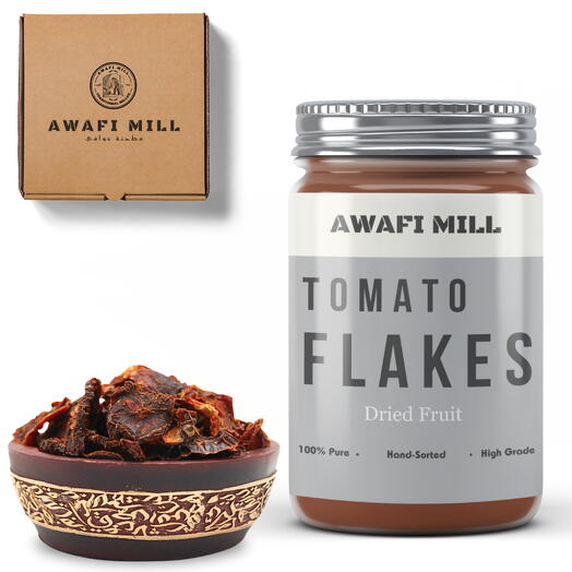 AWAFI MILL Dried Tomato Flakes | Love Apple - Bottle of 100 Gram