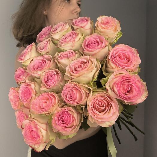 23 розовых розы