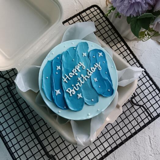 Бенто торт на день рождения Happy Birthday