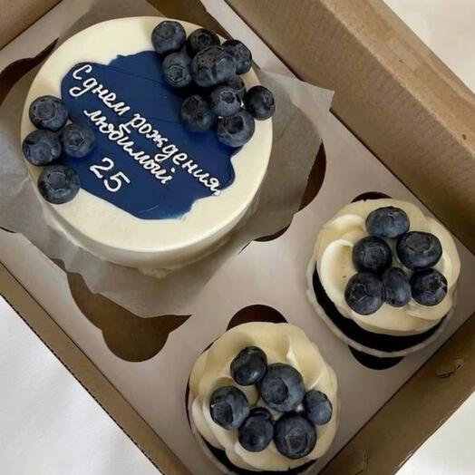 Сладкий  набор бенто+капкейки