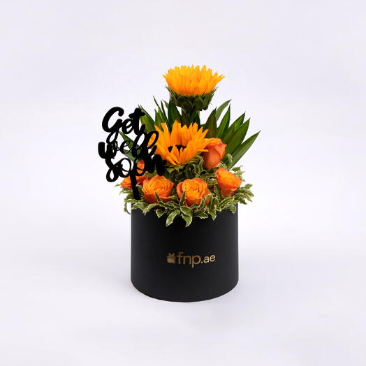 Get Well Soon Flowers Box