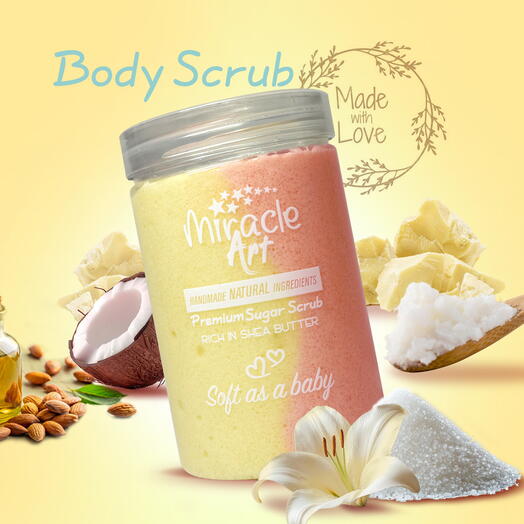 Lily Blossom Handmade Sugar Body Scrub