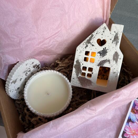 Silver Family Hearth Gift set