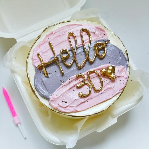 Бенто торт мини "Hello 30"