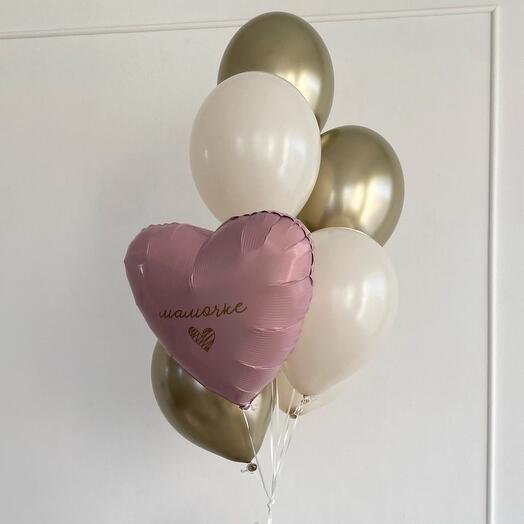 Set of balls with a heart