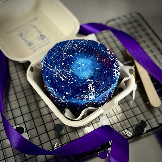 Бенто-торт на день рождения в подарок Космос