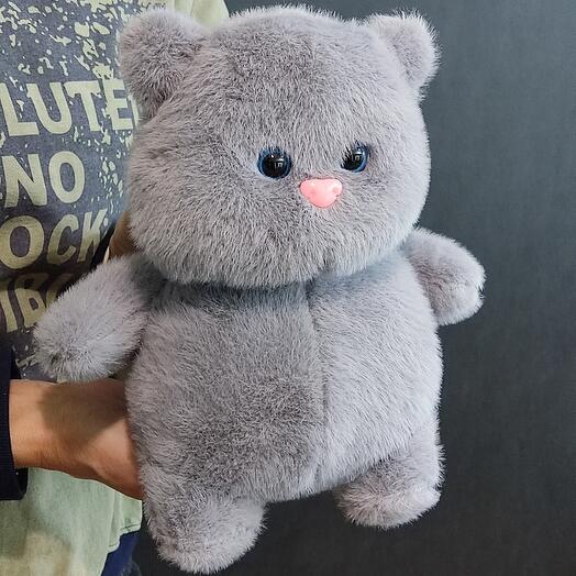 Мягкая игрушка 😺 Кот серый