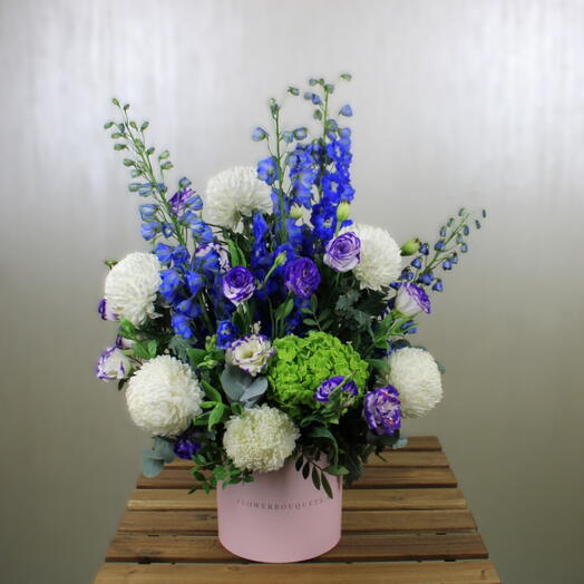 Delphinium Hydrangea Box