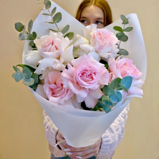 Bouquet No. 31 with pink WOW roses