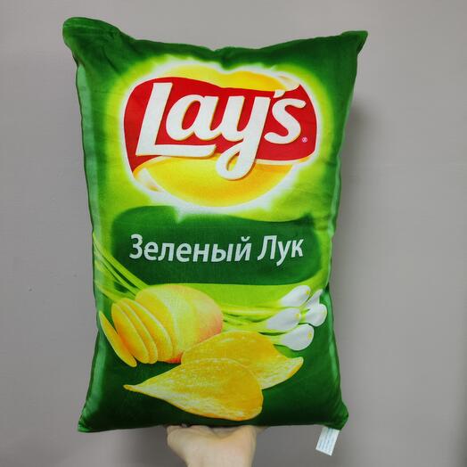 Подушка "Чипсы Lays"