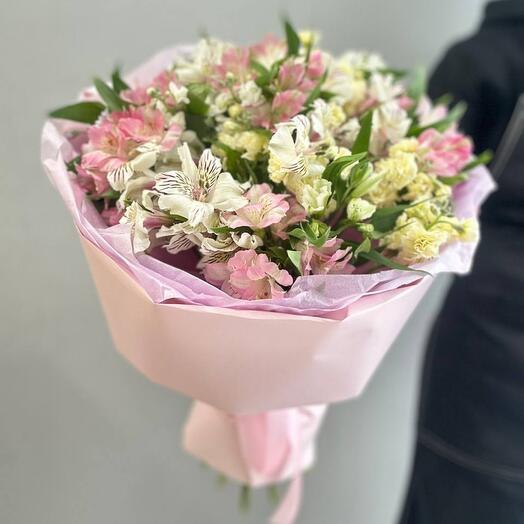 💐Монобукет из альстромерии/Цветы в Уфе /Доставка цветов Уфа /Цветы Уфа
