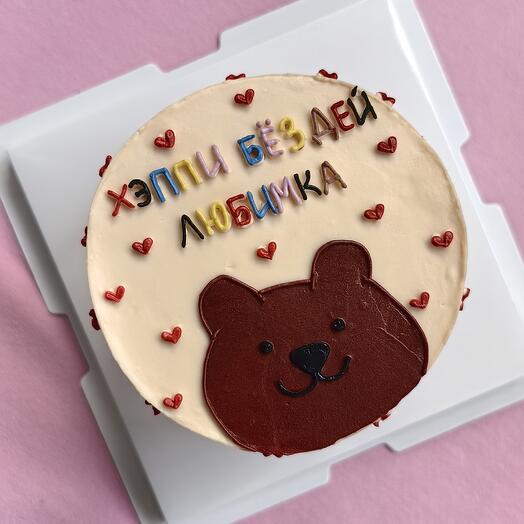 ProMax Bento birthday cake, bento pet cake, bento bear cake