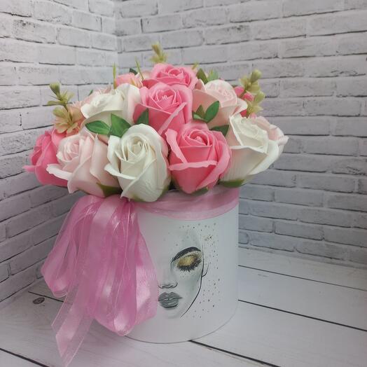 Букет из мыльных цветов