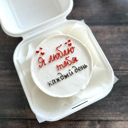 Бенто-торт Я люблю тебя каждый день