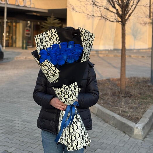 DIOR blue rose