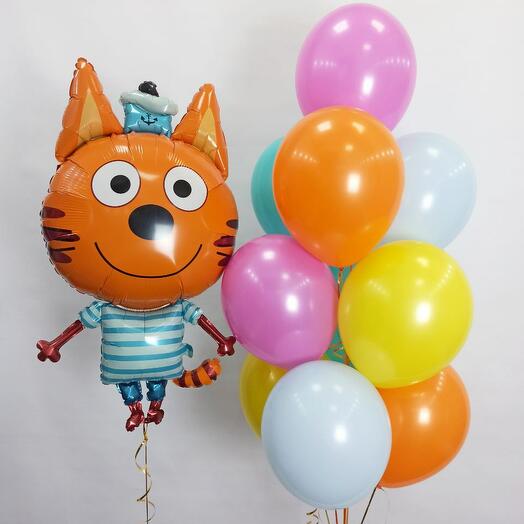 Набор шаров Коржик 3 кота