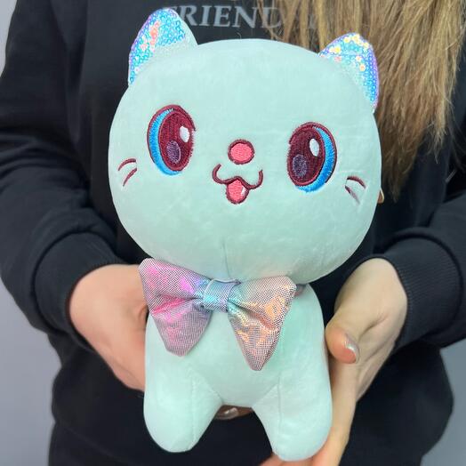 Кошечка Моника, мятного цвета