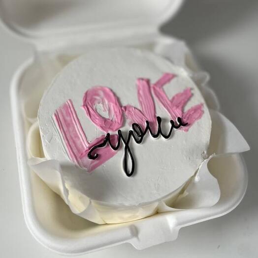 Бенто-торт «Love you»