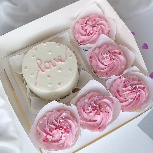 Набор love розовый