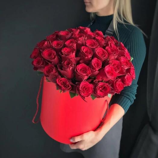 51 Роза в коробке
