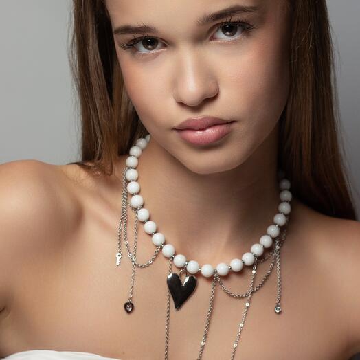 Колье сердца