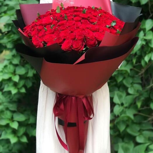 Bouquet of 151 red roses