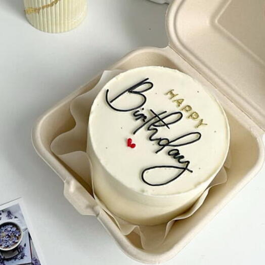 Бенто-торт на день рождения "happy birthday"