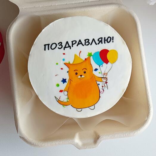 Бенто торт Поздравляю