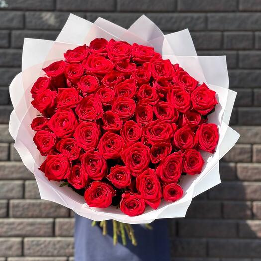 АКЦИЯ🌹Красные розы -49 шт