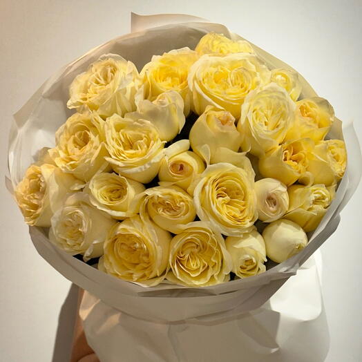 Монобукет из роз кондилайт пионовидная