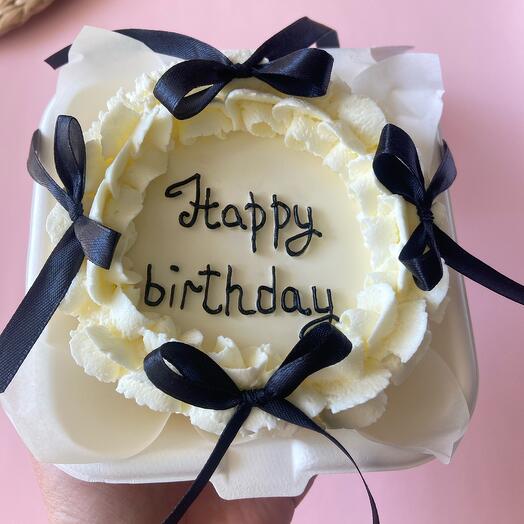 Бенто-торт«happy birthday» /с днем рождения /ламбет