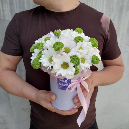 Композиция Лилит XS из хризантемы