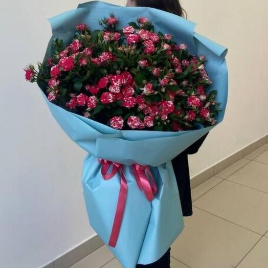 Букет кустовых роз / GRAND BOUQUETIO "ТИФФАНИ" / подруге