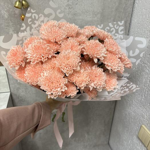Букет из  семи хризантем