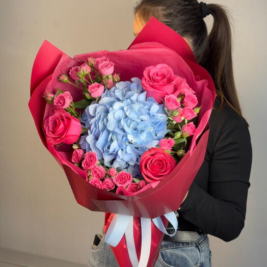 Букет 348 💎Малиновый Шик 💎