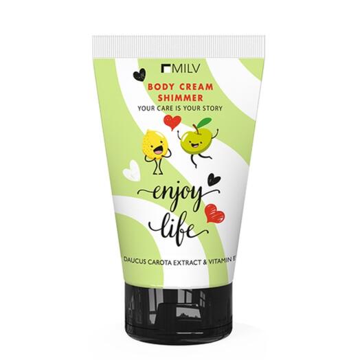 Крем-шиммер для тела "Enjoy life" Milv, 150 мл