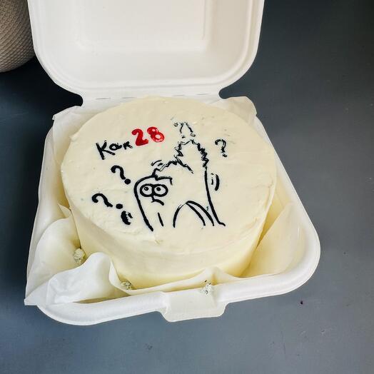 Бенто торт котик