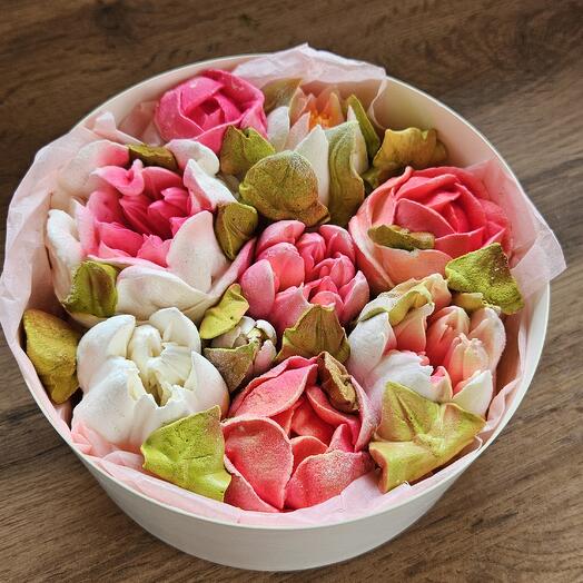 Зефирный букет — подарок для мамы, учителя, коллеги