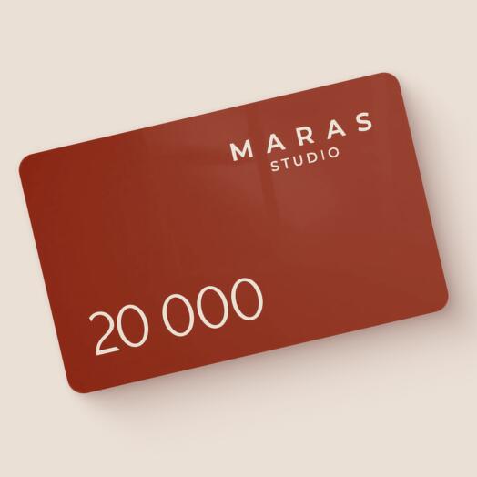 Электронный сертификат на массаж  20000