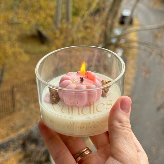 Свеча «сахарная тыква»