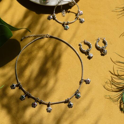 Набор Цвет PartyMood Middle 1 (колье, серьги, браслет)