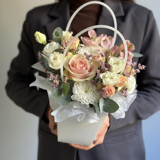 Композиция Нежные чувства XS, букет 654