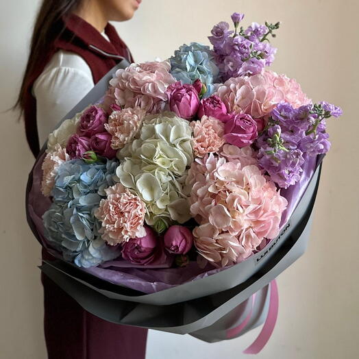 Букет "Сиреневый микс"