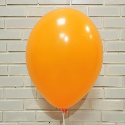 Шар оранжевый пастель