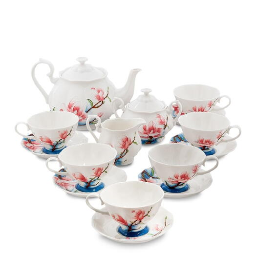 Чайный сервиз на 6 персон "Цветущая сакура" (Pavone/ Павон)