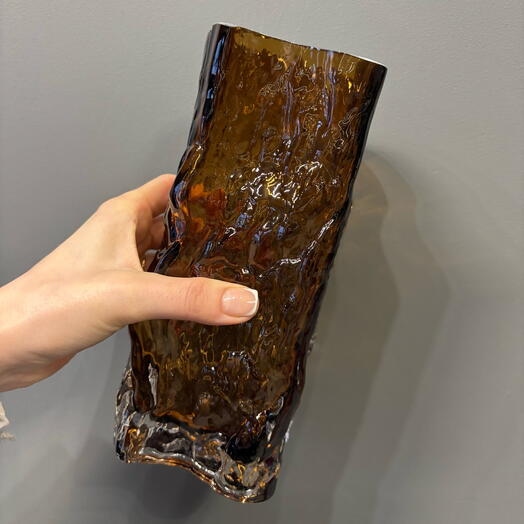 Ваза коричневая