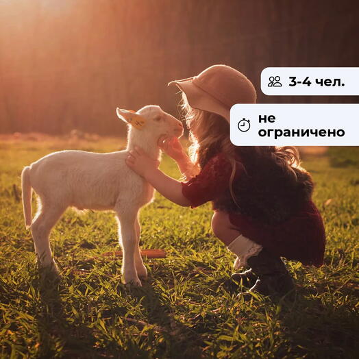 Ближе к природе. Депозит на посещение фермы Экзархо