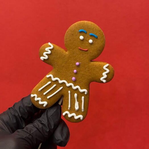 Вкусный имбирный пряник фигурка